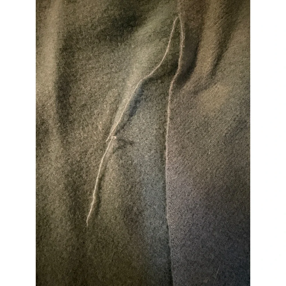 Hudsons Bay Company 3.5 Point Wool Blanket Teal Blue Navy Stripe England 59x78